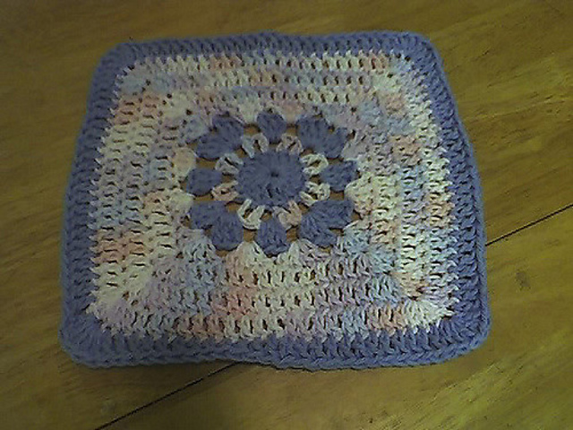 Deb's Flower Dishcloth