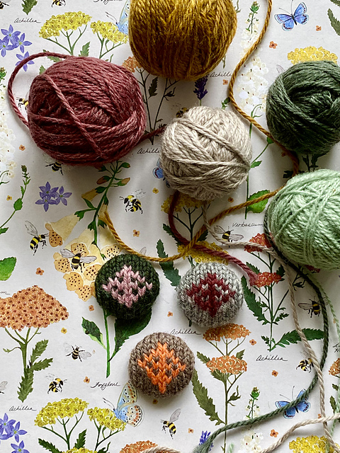 Meadow Knitted Covered Button