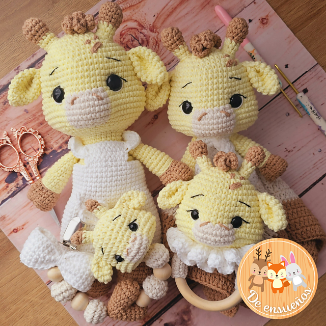 Sonajero Apego Crochet Crochet Patron Sonajero Jirafa A Crochet