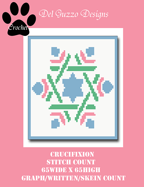 Crucifixion Block #12 65x65