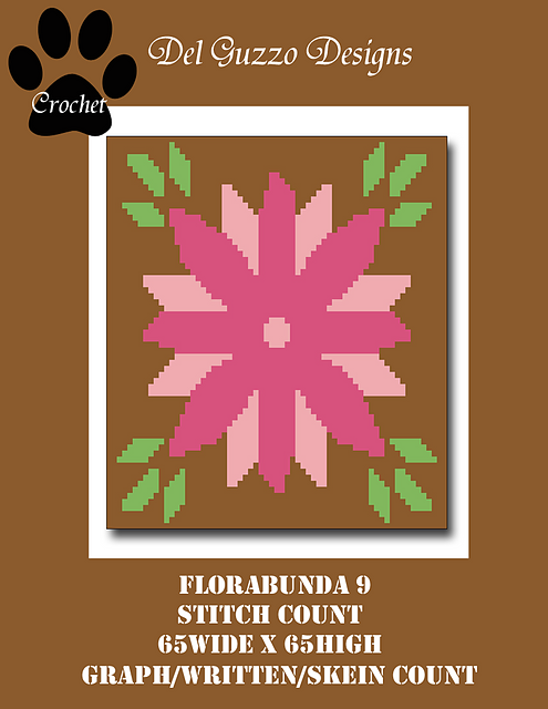 Florabunda Block #9 65x65