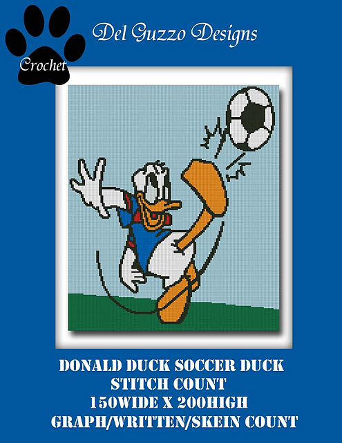 Donald Duck Soccer Duck