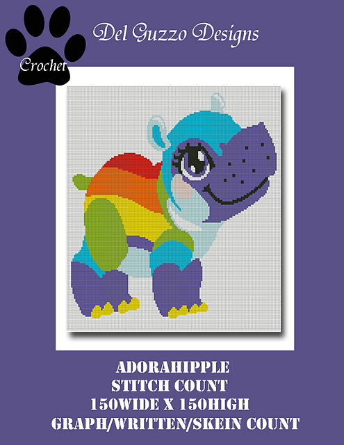 Rainbow Hippo