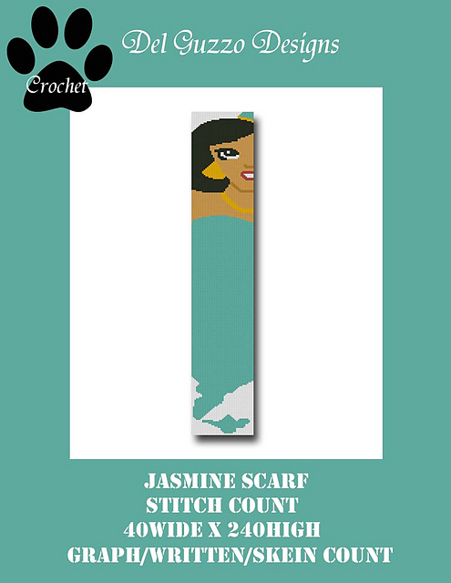 Disney Princess Jasmine Scarf