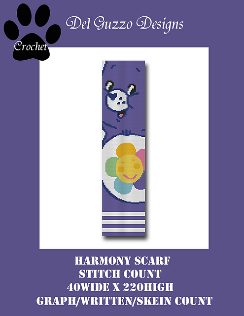 Care Bears Harmony Scarf
