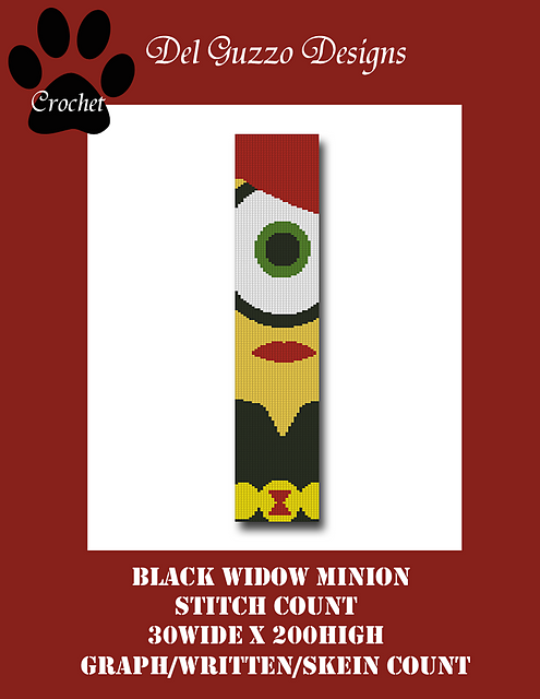 Black Widow Minion Scarf