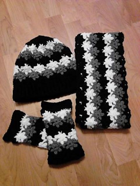 Winter Drops Infinity Scarf