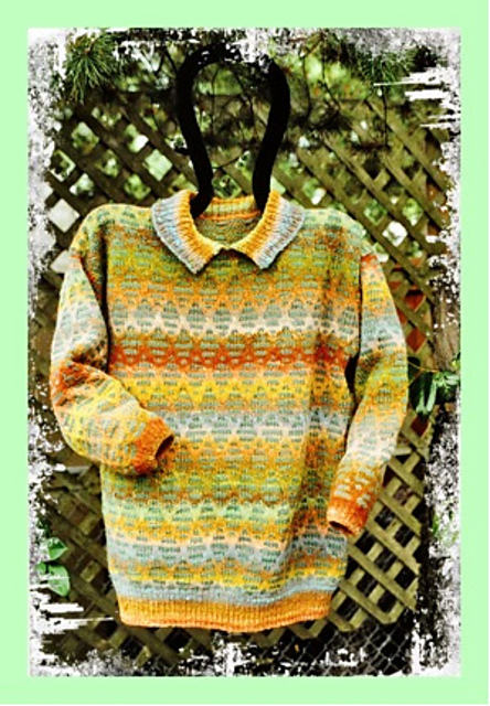 Slip Stitch Split Collar WS116