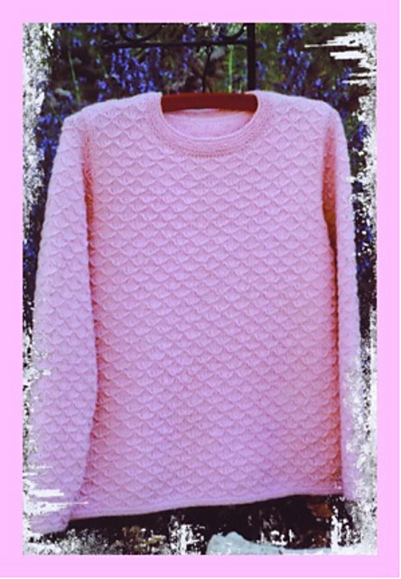 Quilted Lattice Sweater WS 131