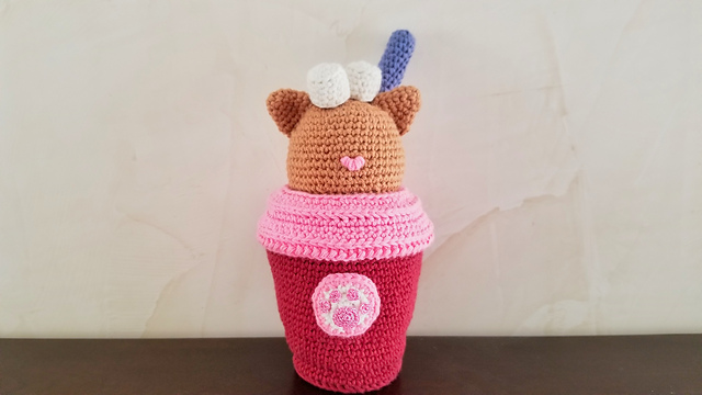 Coffee Cat Amigurumi