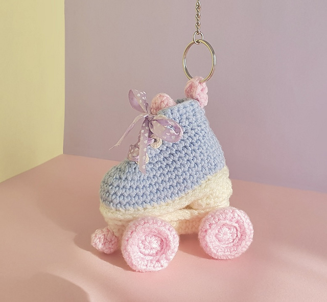 Roller Skate Keychain