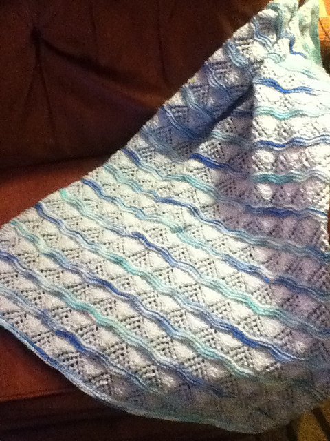 Lacy Ripples Blanket