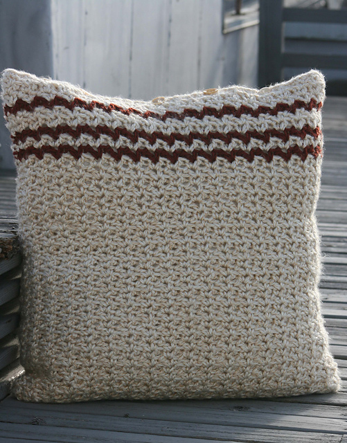 Cinnamon & Tan Pillow Cover