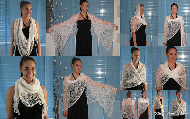 Angelshawl / Strickengeltuch Gabriel