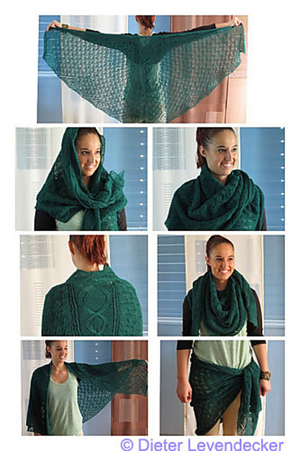 Angelshawl / Strickengeltuch Raphael