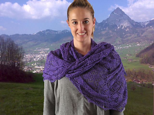 Angelshawl / Strickengeltuch Zadkiel