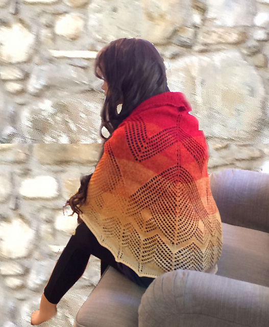 Angelshawl /Strickengeltuch Jophiel
