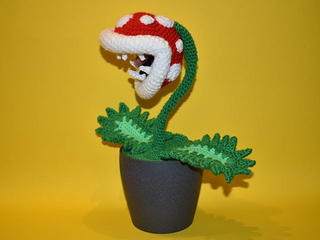 Ravelry: Piranha Plant / Piranha Pflanze Nintendo pattern by Sina Vervin