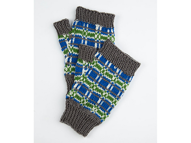 Tartan Mitts