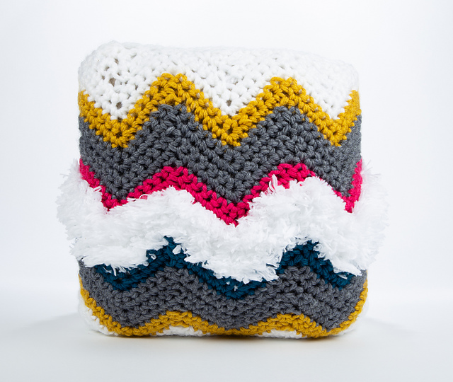 Chevron Hot Water Bottle Cushion