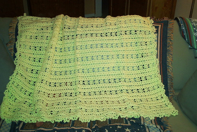 Sunshine Lace Afghan
