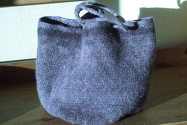 Felted Bucket Bag