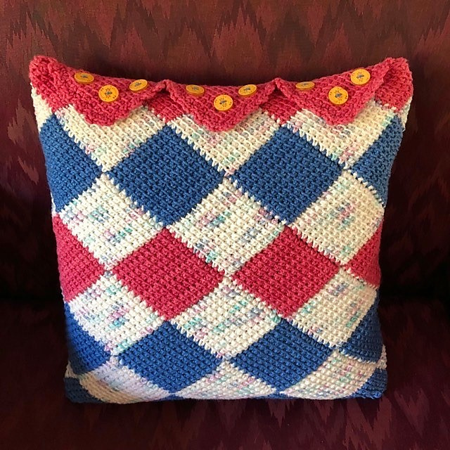 Harlequin Cushion Cover