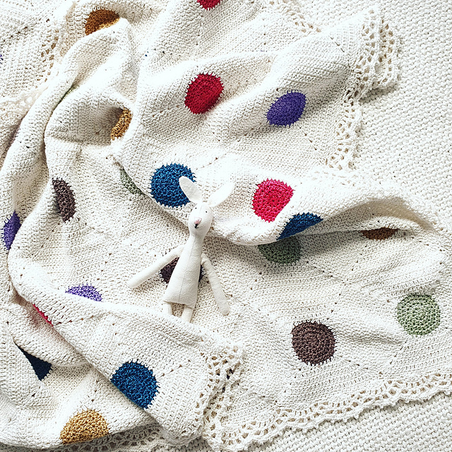 Polka Dots Baby Blanket
