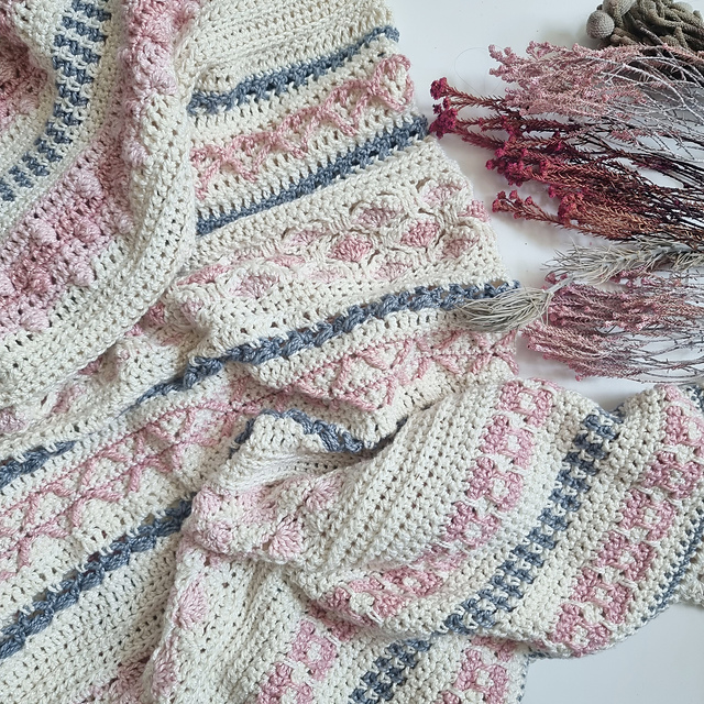 Modern Sampler Blanket