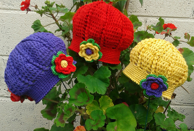 Rose Baby Hat