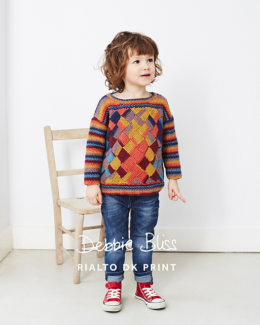 DB032 - Entrelac Sweater