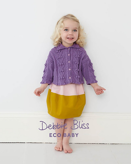 DB072 - Bobble & Cable Cardigan