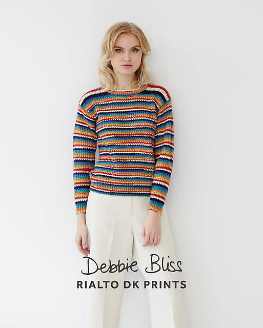 DB068 - Striped Rib Sweater