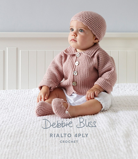 DB011 - Crochet Jacket, Beanie & Shoes
