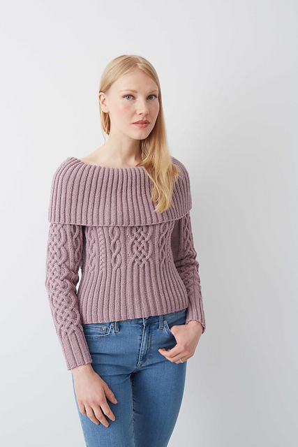 DB053 - Deep Rib Collar Sweater