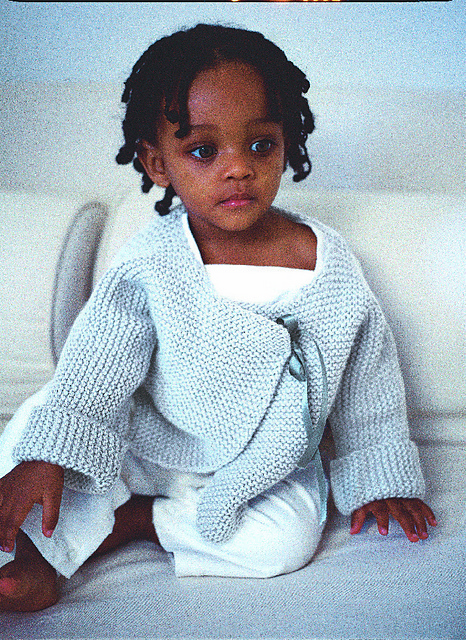 Ribbon Tied Baby Jacket