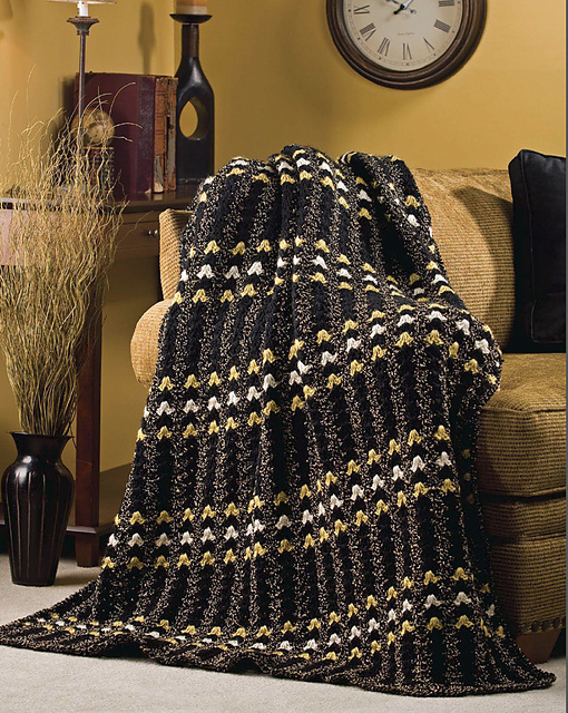 Gold Nugget Tweed Throw