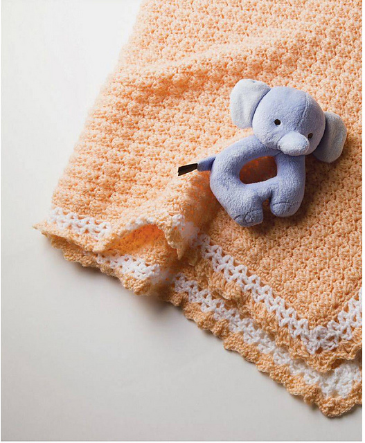 Creamsicle Baby Blanket