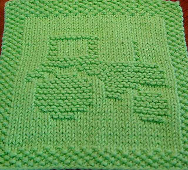 Tractor Dishcloth