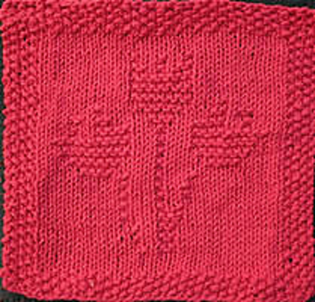 Tulip Trio Dishcloth