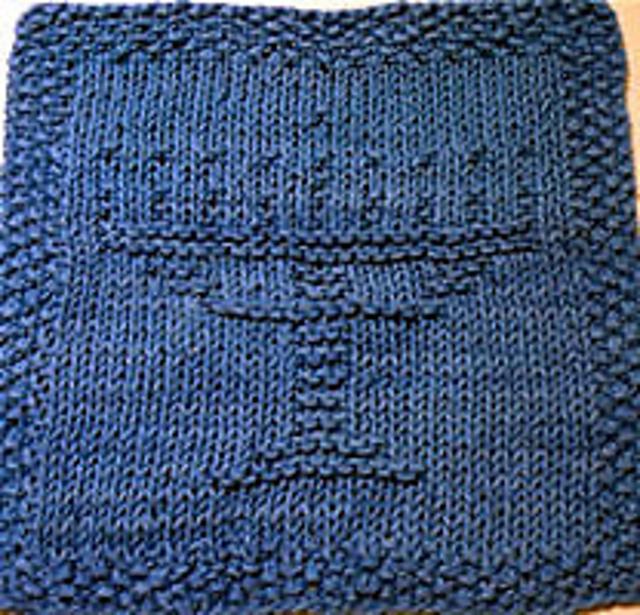 Menorah Dishcloth