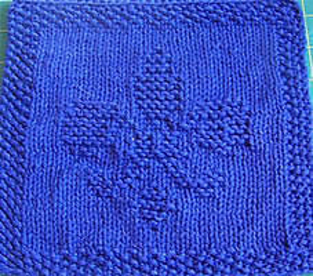 Fleur de Lis Dishcloth