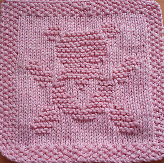 Teddy Bear Love Dishcloth