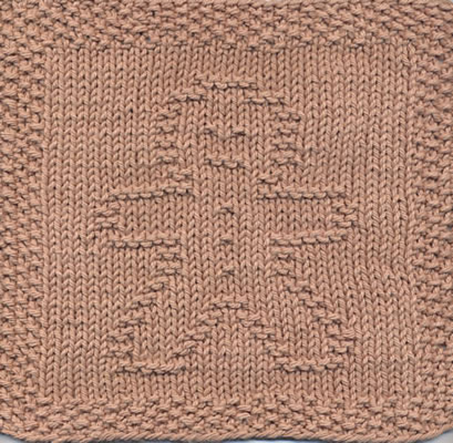 Gingerbread Man Dishcloth