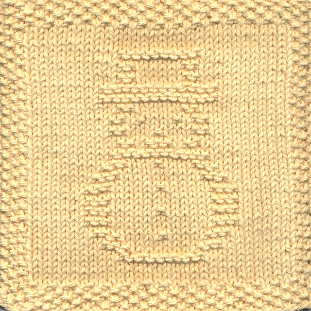 Snowman Dishcloth