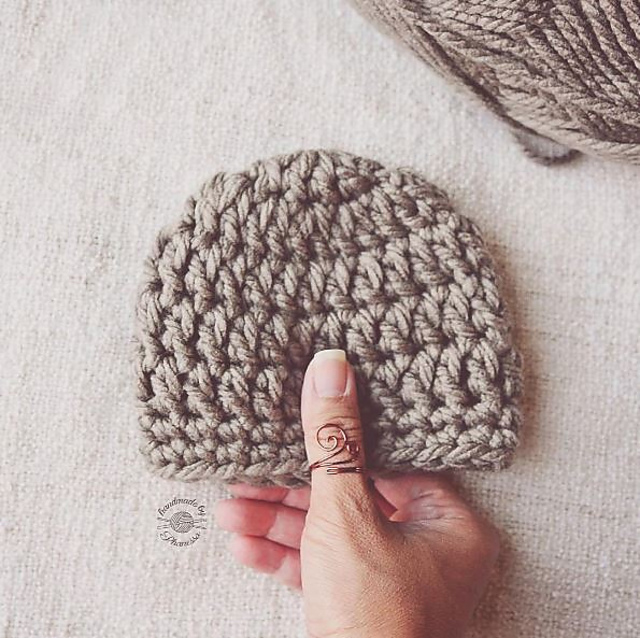 Crochet Newborn Beanie