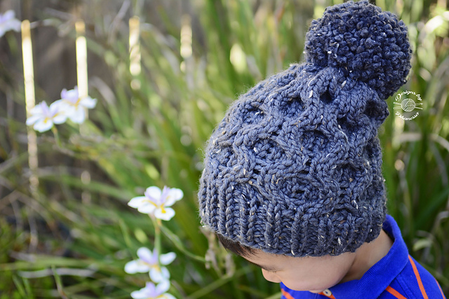 Honeycomb Slouch Beanie