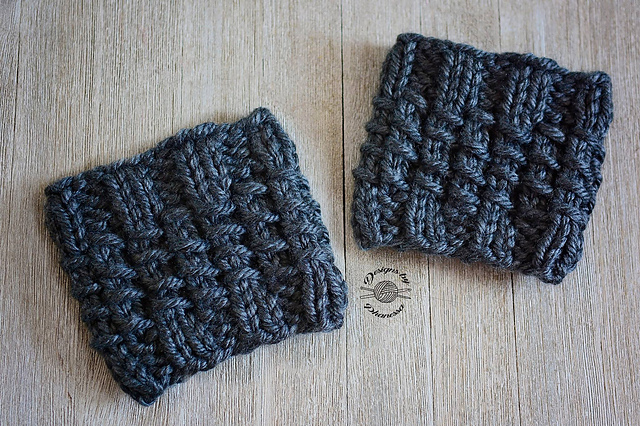 Chunky Bamboo Boot Cuffs