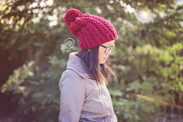 Fishtail Slouch Beanie