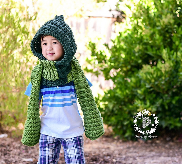 Chunky Hooded Scarf